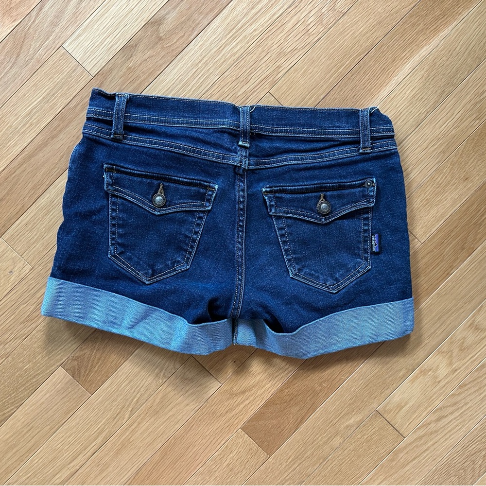 Patagonia Blue Denim Shorts - Picture 2 of 4
